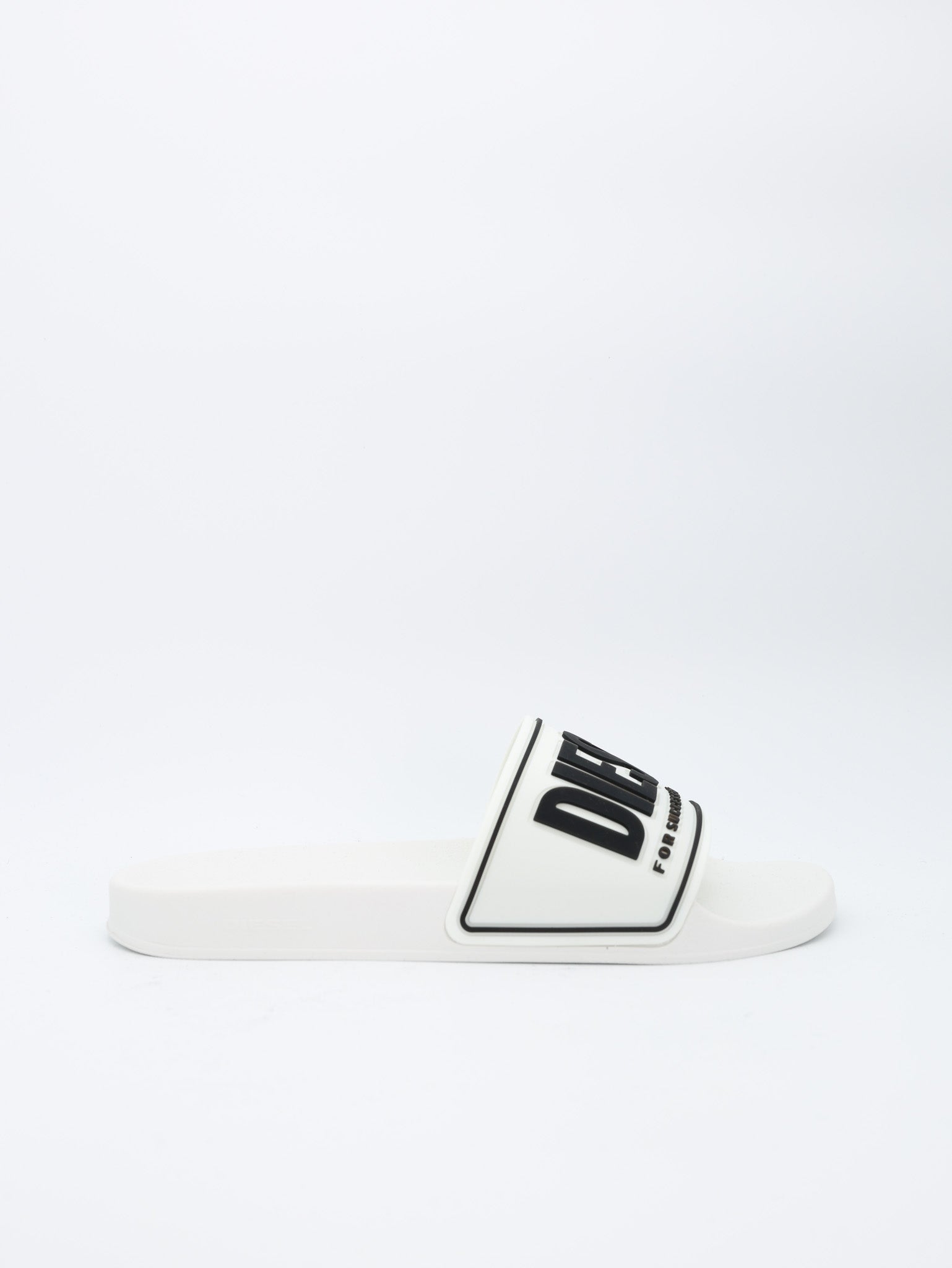 Diesel Slide Mayemi Logo White
